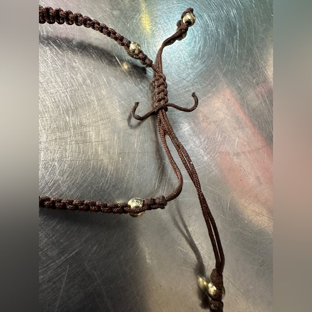 Handmade Adjustable Cross Bracelet - Picture 9 of 10